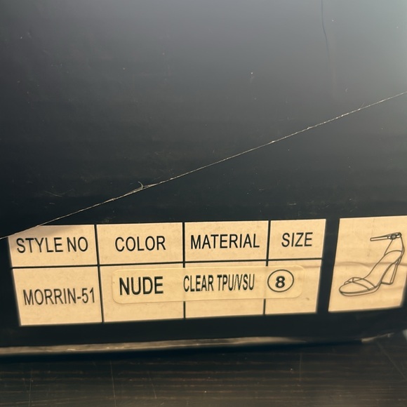 Size 8 nude heels. Never worn. - Picture 4 of 4
